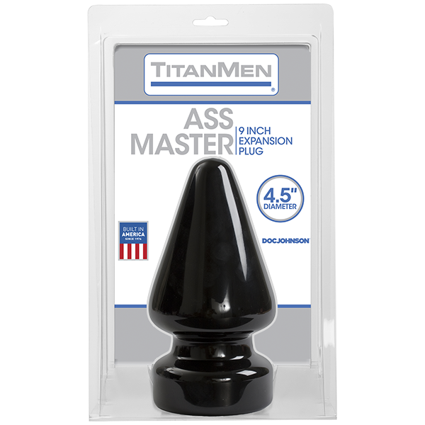 Пробка для фістингу Doc Johnson Titanmen Tools - Butt Plug - 4.5 Inch Ass Master, діаметр 11,7 см