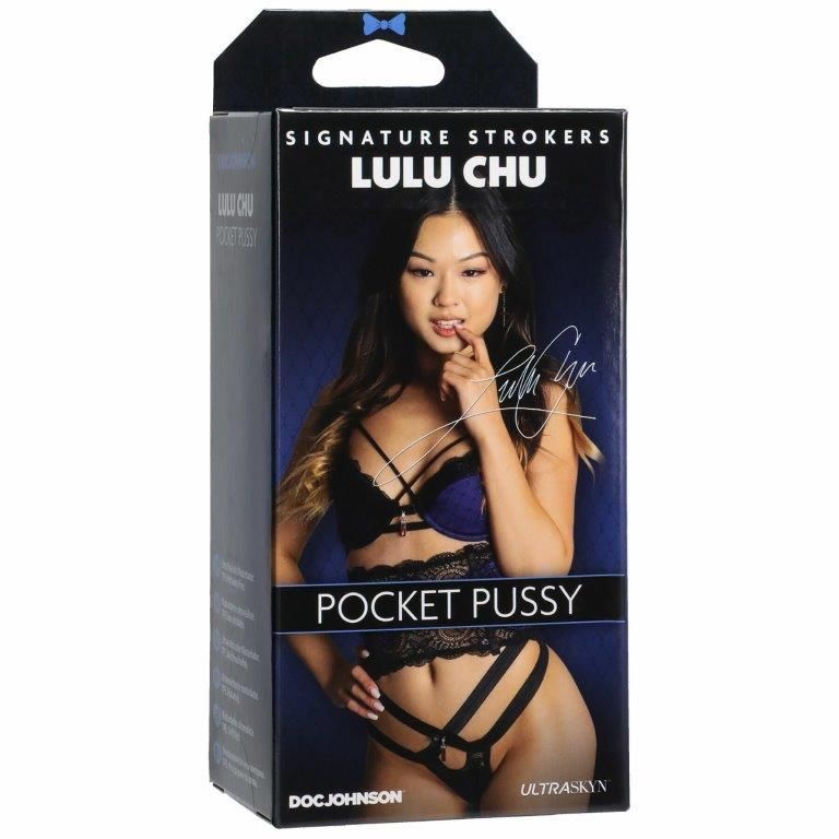 Штучна вагіна Signature Strokers Lulu Chu Pocket Pussy, тілесна, тілесний