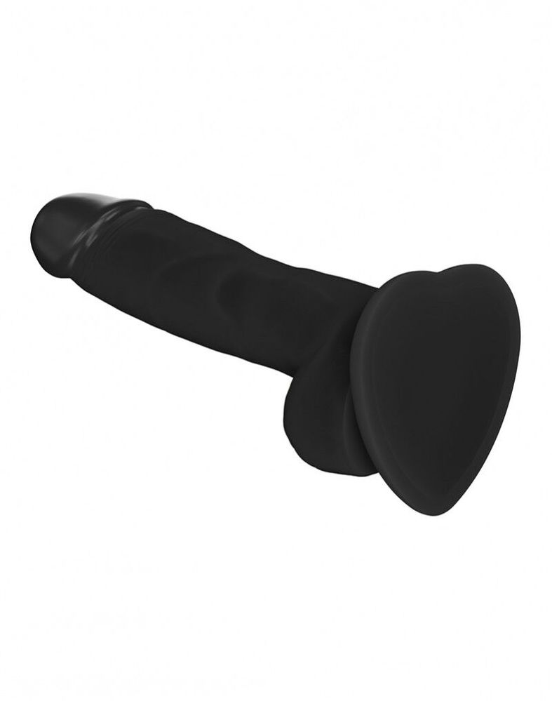 Реалистичный фаллоимитатор Strap-On-Me SOFT REALISTIC DILDO Black - Size S