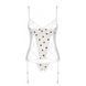 Корсет с подвязками + стринги LOVELIA CORSET white L/XL - Passion