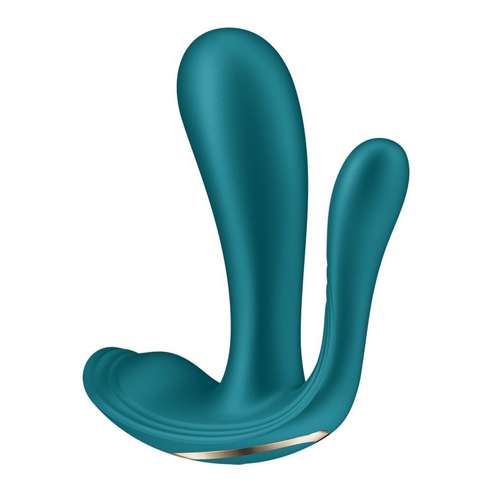 Двойной вибратор в трусики Satisfyer Top Secret+ Battery Series, Зелёный
