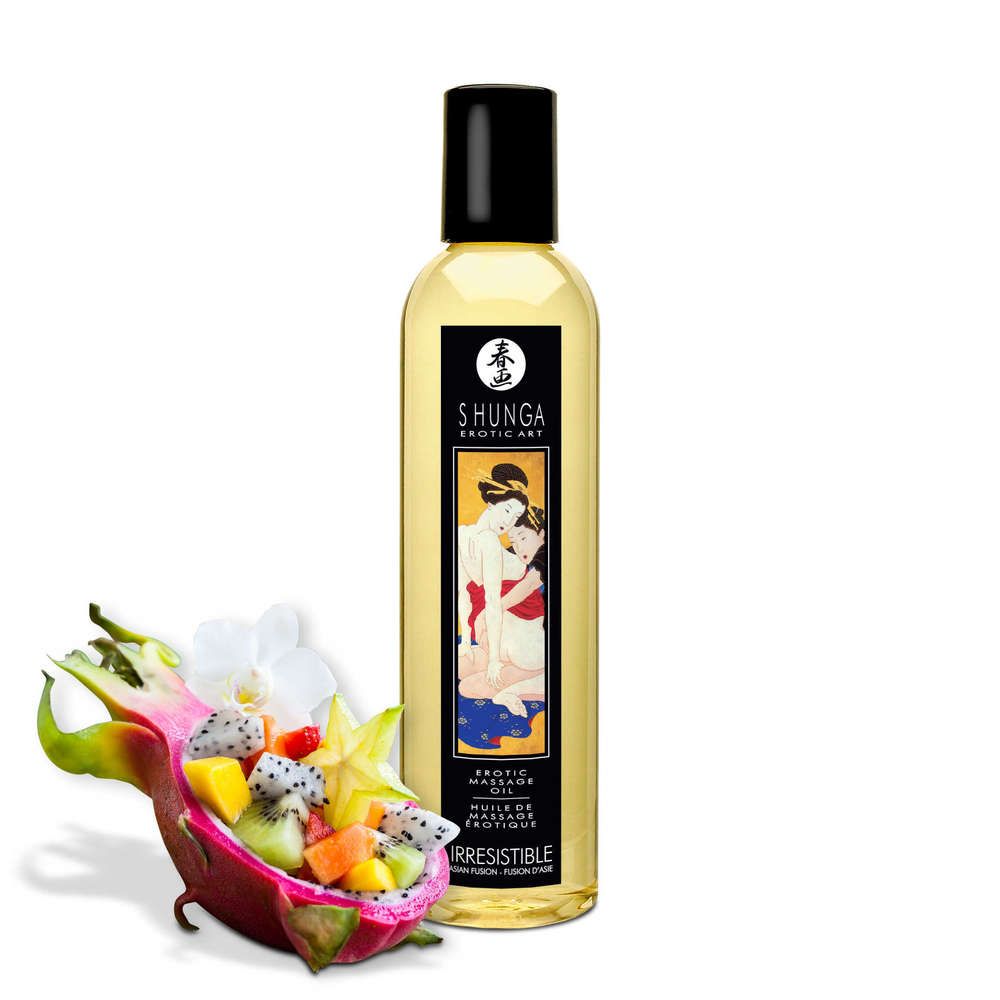 Массажное масло Shunga Erotic Massage Oil с ароматом азиатских фруктов 250мл