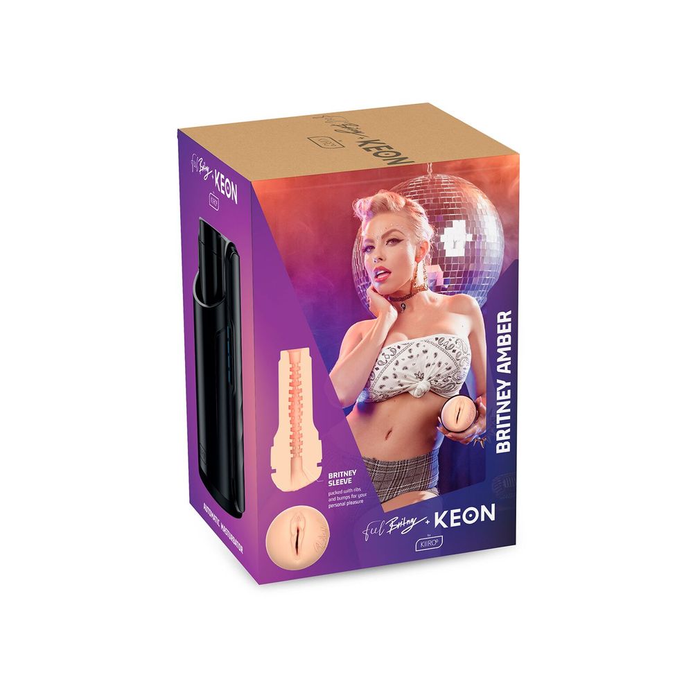 Інтерактивна секс-машина для чоловіків Kiiroo Keon Kombo Set із мастурбатором Feel Britney