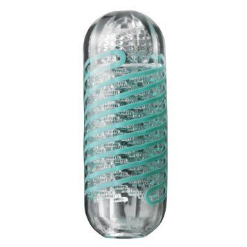 Мастурбатор Tenga Spinner 04 Pixel з пружною стимулюючою спіраллю всередині, Прозрачный
