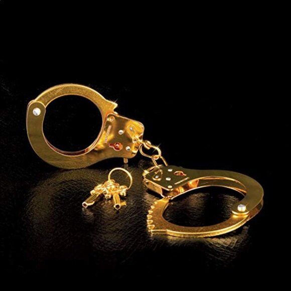 Металеві наручники Fetish Fantasy Gold Metal Cuffs від Pipedream Products