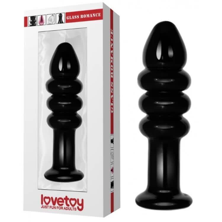 Анальная пробка &ndash; Glass Romance 5.5" Black, Черный