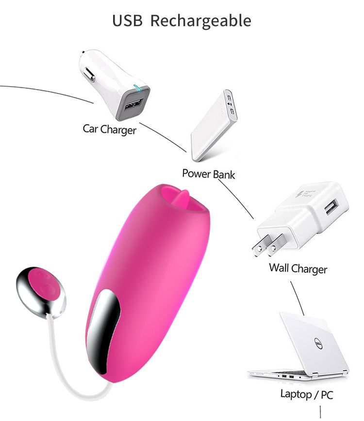 Вібростимулятор Clit Massager USB 7 function / Heating