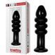 Анальная пробка &ndash; Glass Romance 5.5" Black, Черный