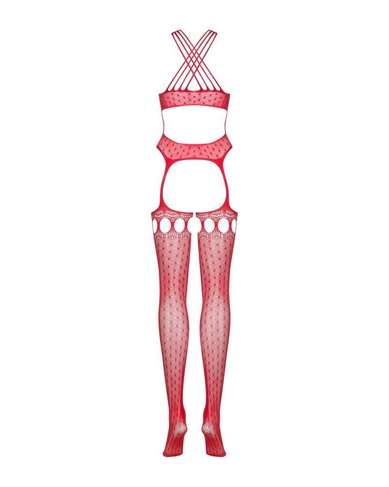 Obsessive Bodystocking G313 red S/M/L