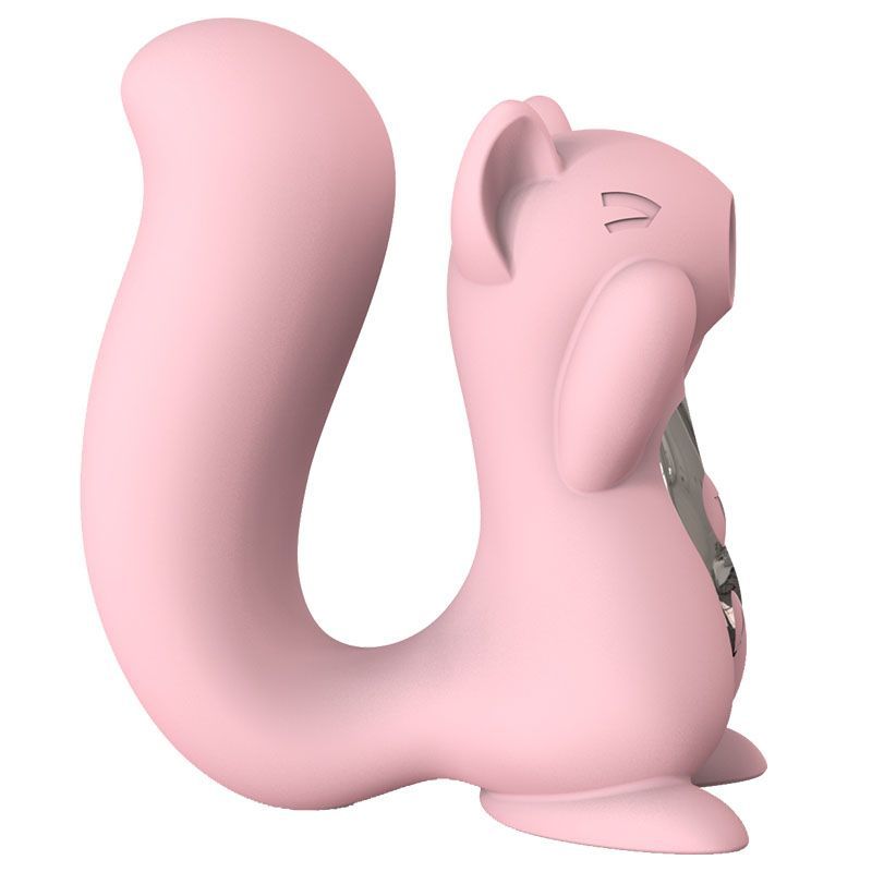 Вакуумный стимулятор клитора с вибрацией KisToy Miss UU Pink