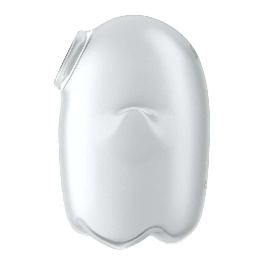 Симулятор орального сексу для жінок із вібрацією Satisfyer Glowing Ghost, білий, Білий