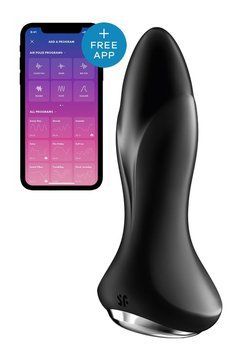 Анальная пробка Satisfyer Rotator Plug 1+ Black, Черный