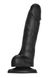 Реалистичный фаллоимитатор Strap-On-Me Sliding Skin Realistic Dildo Black XXL, эффект подвижной кожи