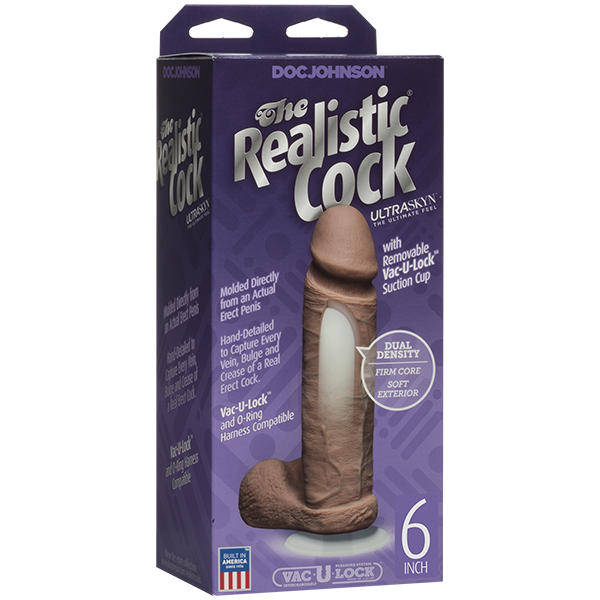 Фалоімітатор The Realistic Cock 6 inch від Doc Johnson