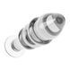 Анальна пробка Love Toy Glass Romance Dildo, прозора, Прозрачный