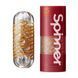 Мастурбатор Tenga Spinner 05 Beads с упругой стимулирующей спиралью внутри, Прозрачный