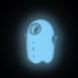 Симулятор орального сексу для жінок із вібрацією Satisfyer Glowing Ghost, білий, Білий
