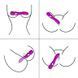 Вибромассажер Wand Dual USB 7 + 7 Function Purple &laquo;FoxShow&raquo;, Фиолетовый