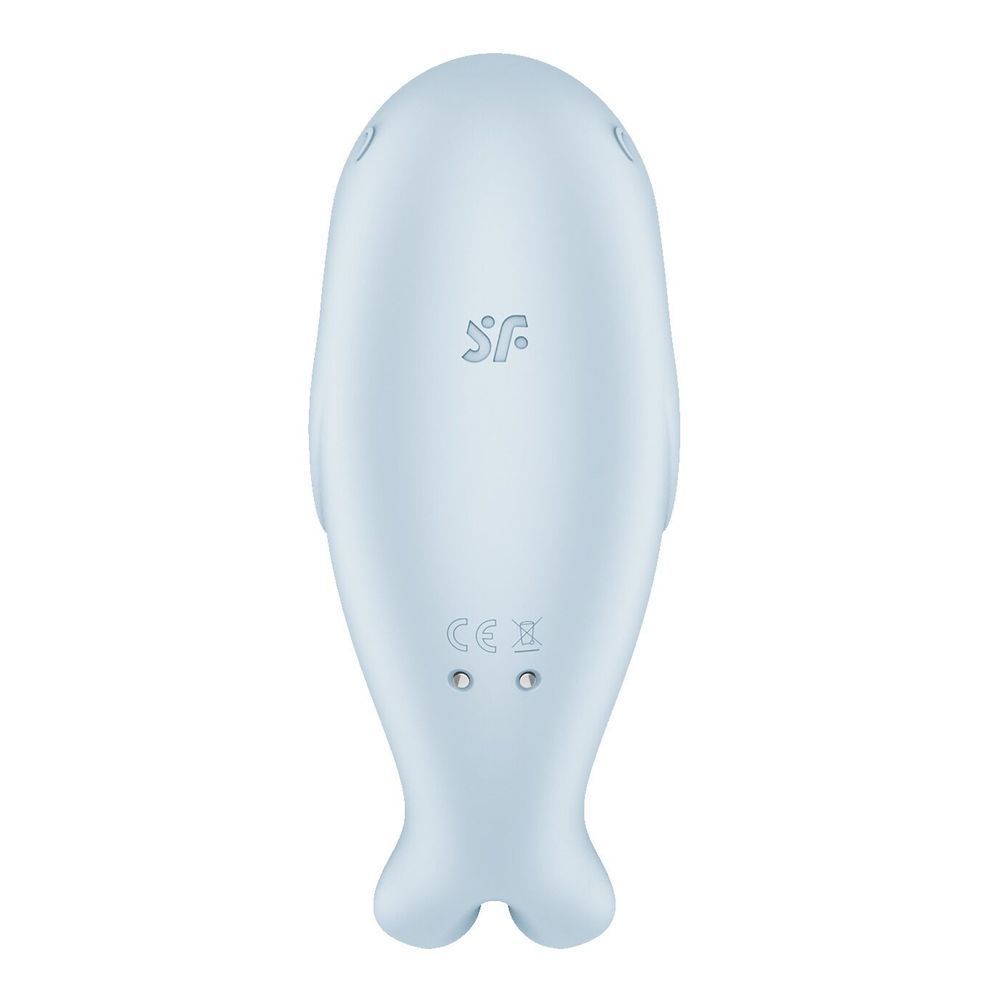 Симулятор орального секса для женщин с вибрацией Satisfyer Seal You Soon, Голубой