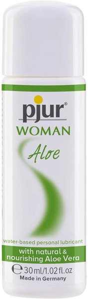 Лубрикант на водной основе для интенсивного увлажнения Pjur Woman Aloe 30 мл