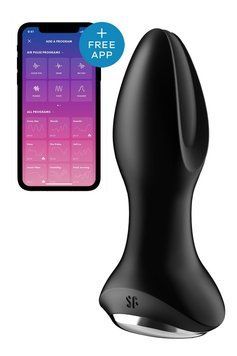 Анальная пробка Satisfyer Rotator Plug 2+ Black, Черный