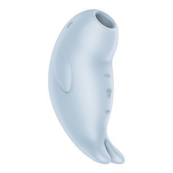 Симулятор орального секса для женщин с вибрацией Satisfyer Seal You Soon, Голубой