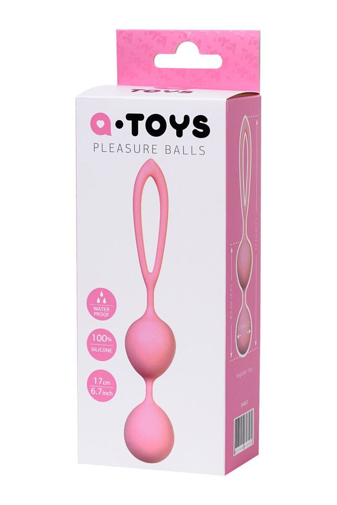Вагинальные шарики A-Toys By Toyfa 2-х цветов