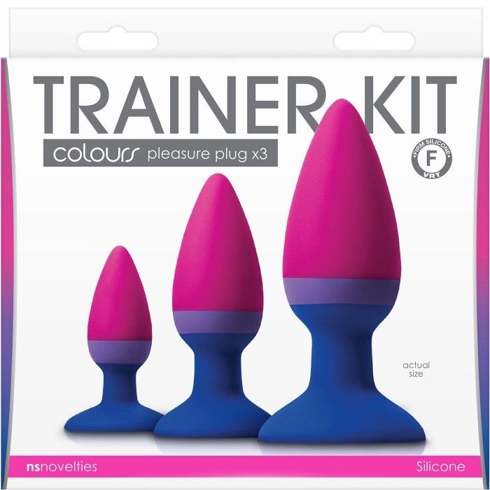 Набір анальних пробок NS Novelties Colours Trainer Kit Multicolor
