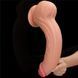Фалоімітатор Sliding-Skin Dual Layer Dong King Sized 12 з рухомою шкірою, тілесний