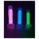 Фалоімітатор Dream Toys, що світиться RADIANT SOFT SILICONE GLOW IN THE DARK DILDO LARGE PINK, Рожевий