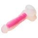 Фалоімітатор Dream Toys, що світиться RADIANT SOFT SILICONE GLOW IN THE DARK DILDO LARGE PINK, Рожевий