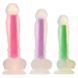 Фалоімітатор Dream Toys, що світиться RADIANT SOFT SILICONE GLOW IN THE DARK DILDO LARGE PINK, Рожевий