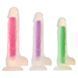 Фалоімітатор Dream Toys, що світиться RADIANT SOFT SILICONE GLOW IN THE DARK DILDO LARGE PINK, Рожевий