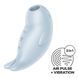 Симулятор орального секса для женщин с вибрацией Satisfyer Seal You Soon, Голубой