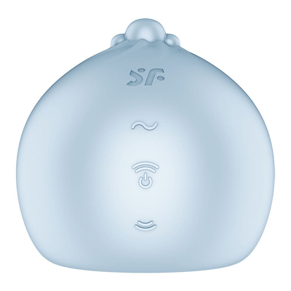 Вакуумний кліторальний стимулятор Satisfyer Mochi Frost Blue, Блакитний