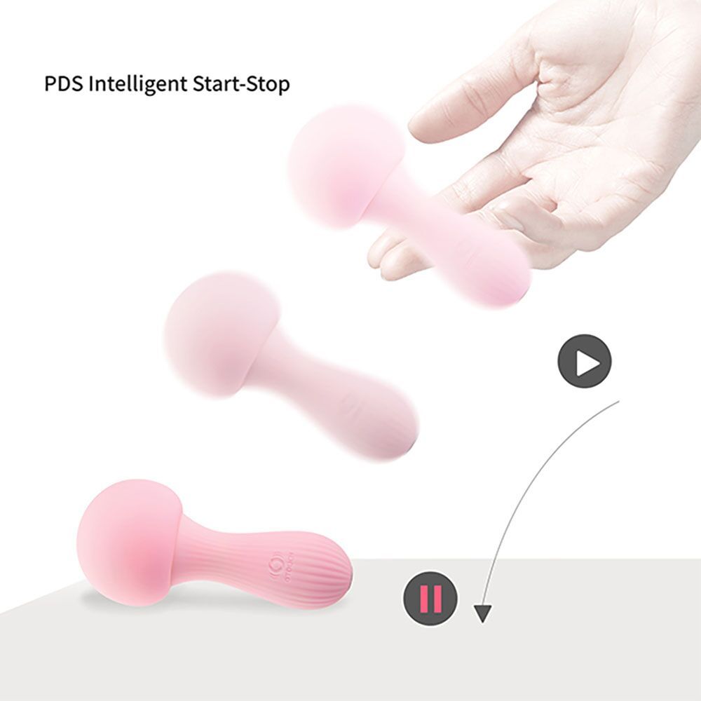 Вибромассажер Otouch MUSHROOM Pink, 7 режимов, функция ночника, технология «старт-стоп»