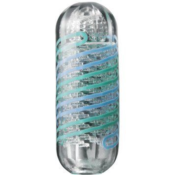 Мастурбатор Tenga Spinner 04 Pixel Cool Edition з пружною стимулюючою спіраллю всередині, Прозрачный