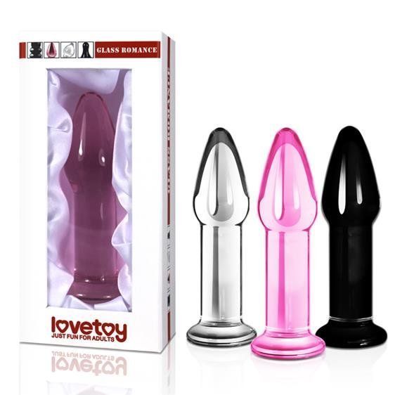 Анальна пробка - Glass Romance 5" Pink, Рожевий