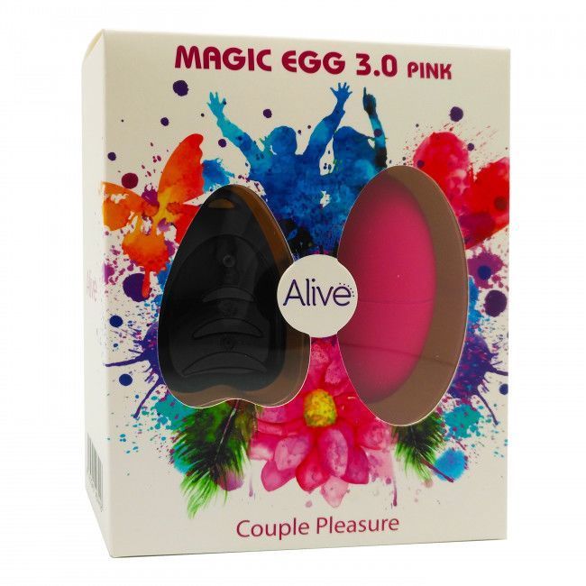Віброяйце Alive Magic Egg 3.0 Pink з пультом ДУ