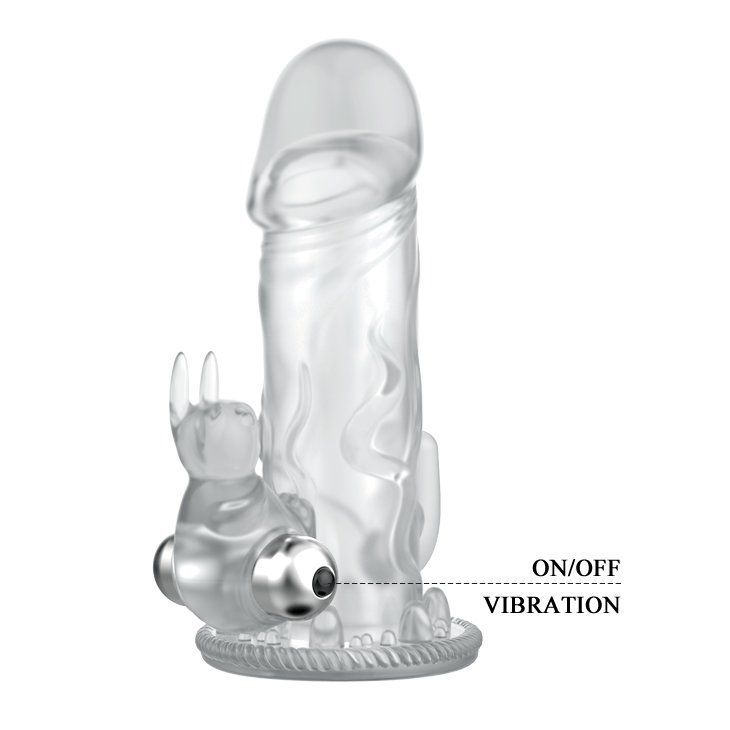 Насадка на пенис с вибрацией Vibrating Rabbit