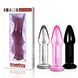 Анальна пробка - Glass Romance 5" Pink, Рожевий