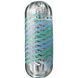 Мастурбатор Tenga Spinner 04 Pixel Cool Edition з пружною стимулюючою спіраллю всередині, Прозрачный