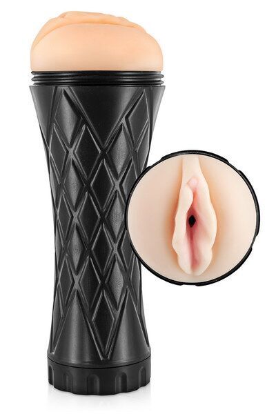 Мастурбатор вагіна у звуженій колбі Real Body – Real Cup Vagina