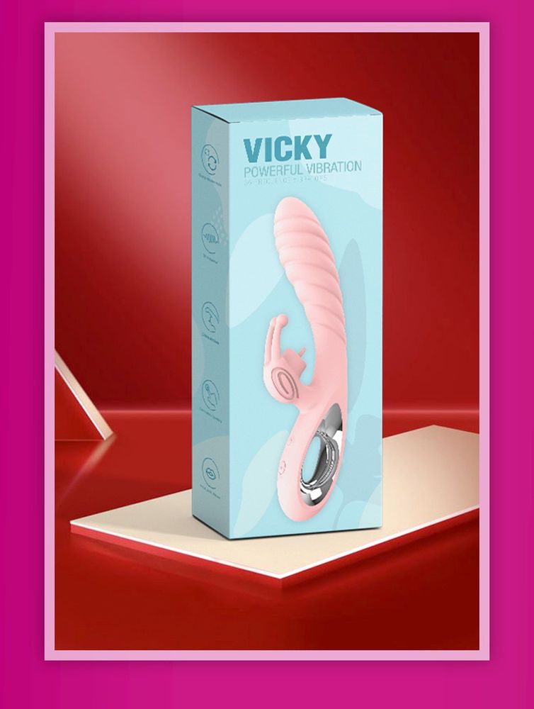 Вибратор Vicky USB Pink