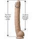 Фаллоимитатор Doc Johnson Dick Rambone с мошонкой и присоской, телесный
