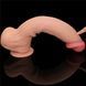 Фаллоимитатор Sliding-Skin Dual Layer Dong King Sized 14 с подвижной кожей, телесный