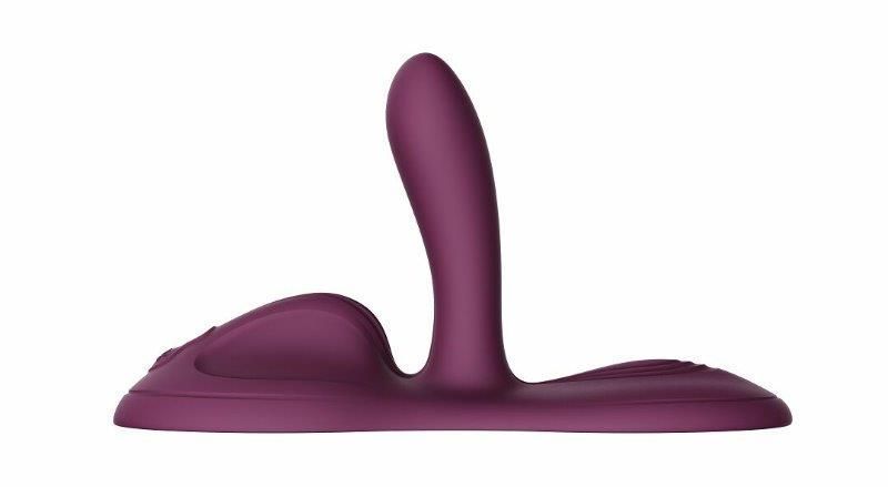 Вибратор для клитора и точки G с подогревом Zalo Flora Smart Vibrating Pad, фиолетовый, Фиолетовый