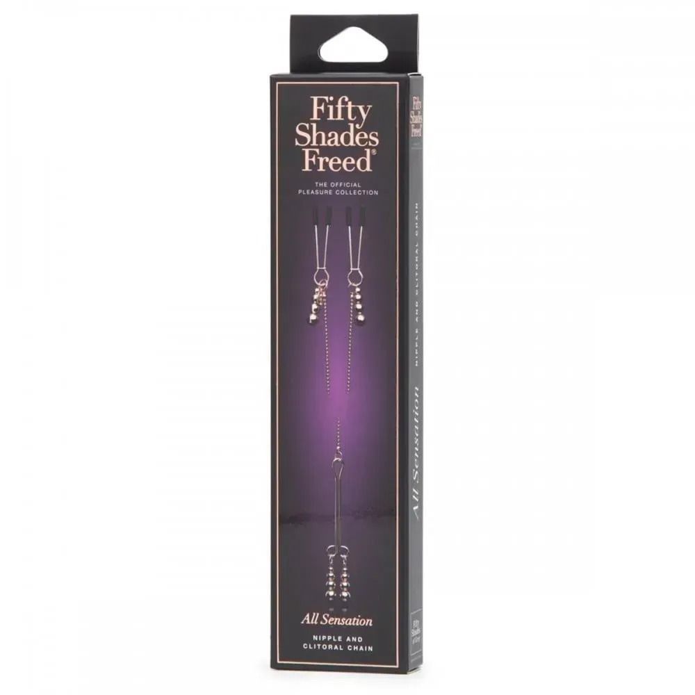 Затискачі для клітора та сосків Fifty Shades Freed All Sensation Nipple and Clitoral Chain