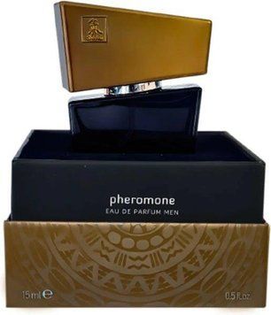 Духи с феромонами мужские SHIATSU Pheromone Fragrance men grey 15 ml