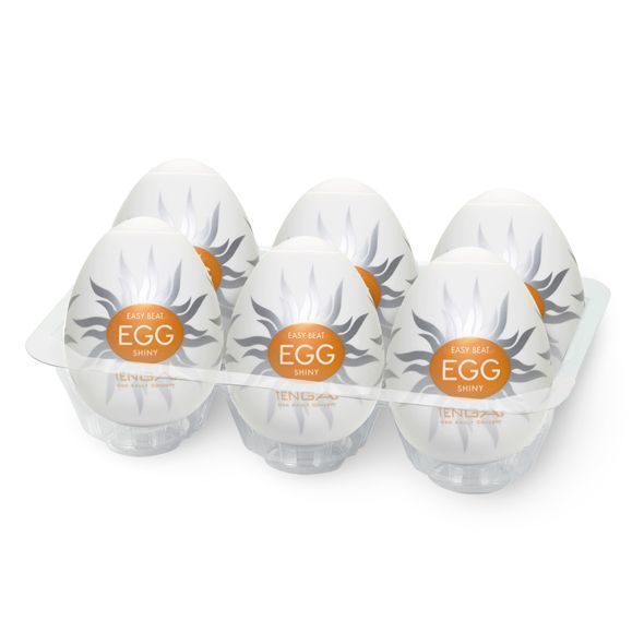 Мастурбатор яйцо Tenga Egg Shiny (Cолнечный), Белый
